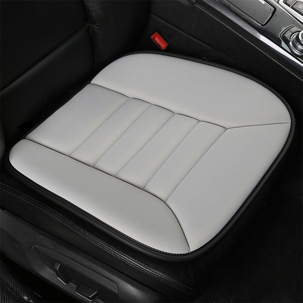 SPRING Memory Foam Car Cushion Soft And Thickened Anti-skid Pad Comfort Warm Protects Grey